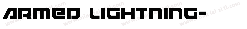 Armed Lightning字体转换